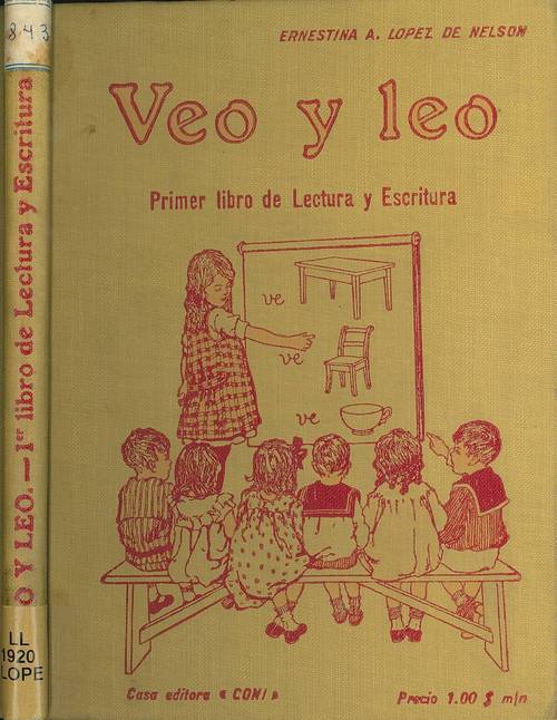 Tapa del libro Veo y Leo de Ernestina A. Lopez de Nelson